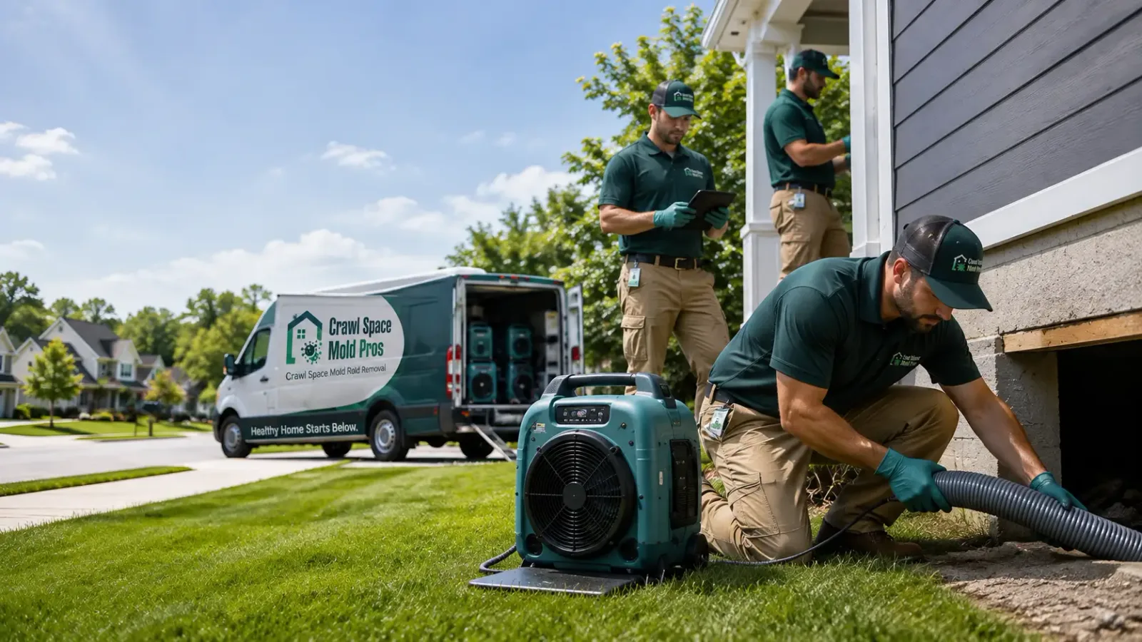 Crawl Space Mold Removal in Englishtown, NJ